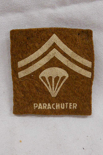 Parachuter Rank Patch