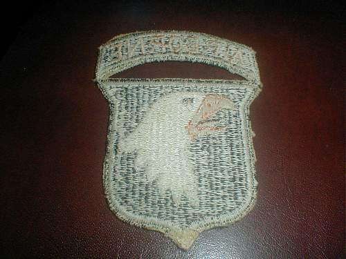 101st Airborne Patch - What Era.........?