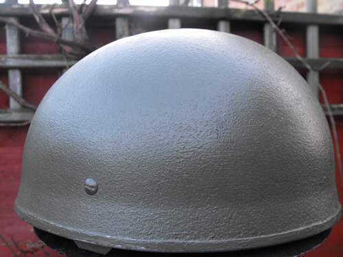 WW2 British 1944 BMB helmet