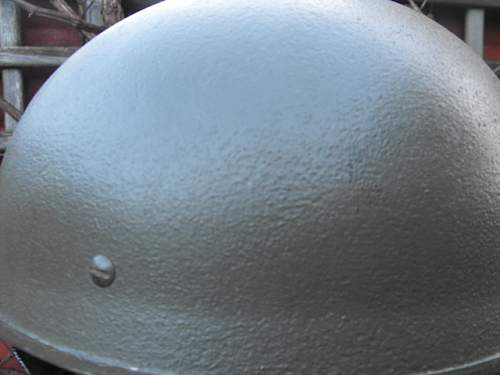 WW2 British 1944 BMB helmet