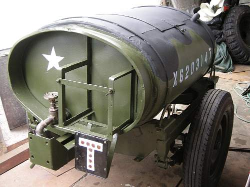 British 100 gal.Airborne  water bowser