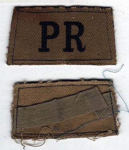 Parachute Regiment printed slip on shoulder titles