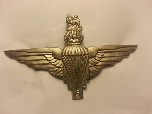 ww2 parachute regiment badge ?