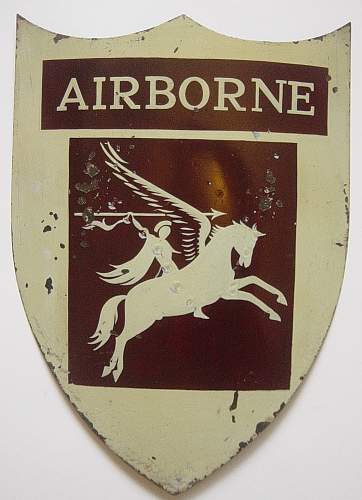 British Airborne Divison mess decoration