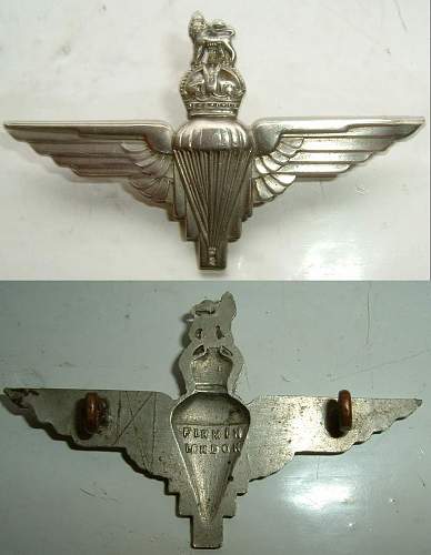 Parachute Regiment Badges