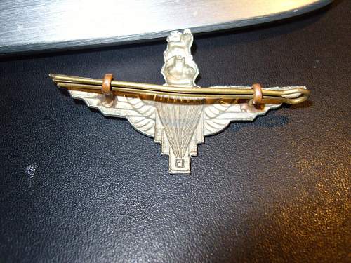 Parachute Regt cap badge