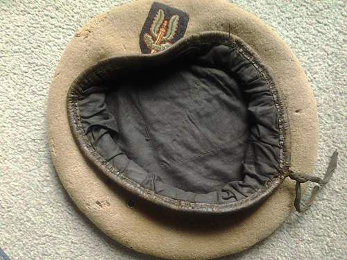 Two ww2 SAS berets and 42 dated airborne beret