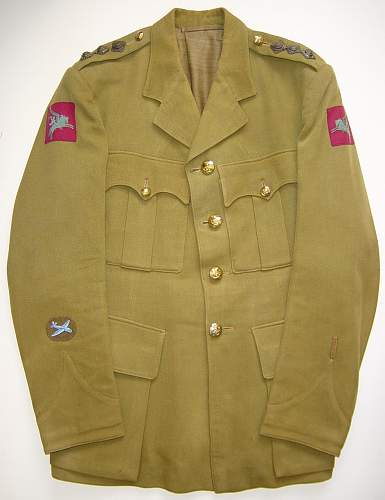 British Airborne Artillery Officers Service dress jacket