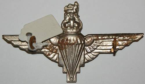 Need Help With British Parachute Regiment Badge