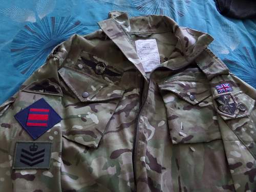 British MTP Para smock and helmet