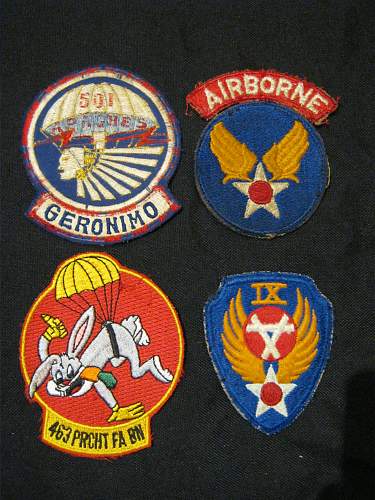 some US airborne patches