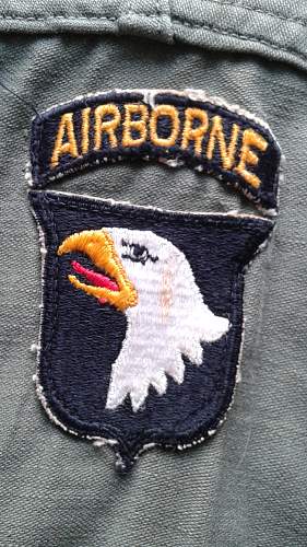 101st Airborne Patch ww2 or Post ???