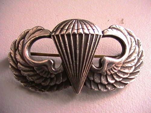 WW2 US Airborne jump wings