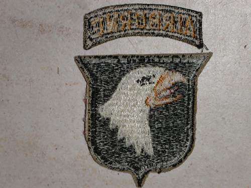 US 101st Airborne Div Screaming Eagles patch