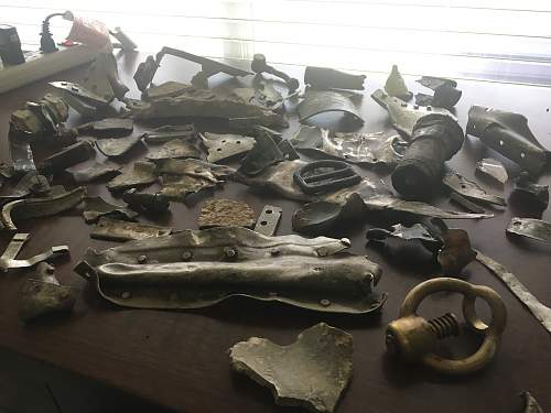 Me109G crash relics from Ukraine