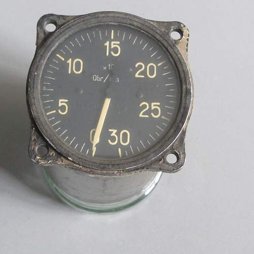 Tachometer guage . Luftwaffe origin ?