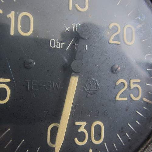 Tachometer guage . Luftwaffe origin ?