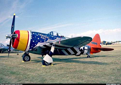 My great uncles airplane: P47 Thunderbolt