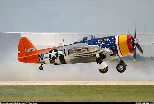 My great uncles airplane: P47 Thunderbolt