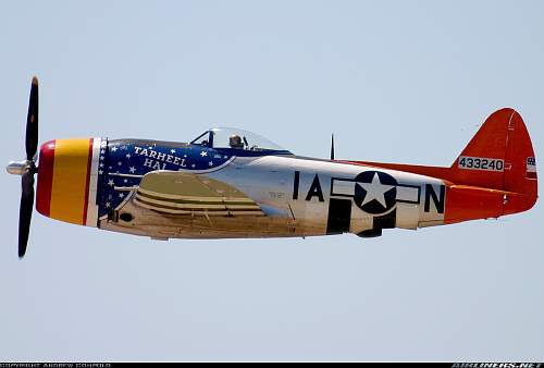 My great uncles airplane: P47 Thunderbolt