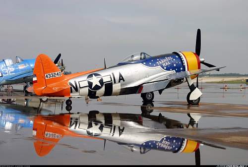 My great uncles airplane: P47 Thunderbolt