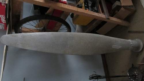 To be indentified airplane propeller blade from wwII