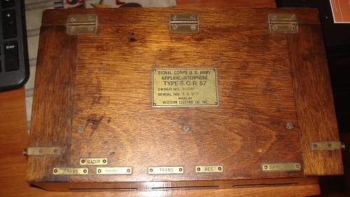 WW1 DH 4 Comms Box