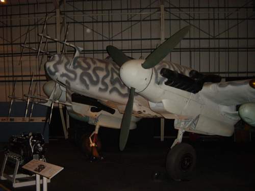 Bf110 G4 at the RAF Museum