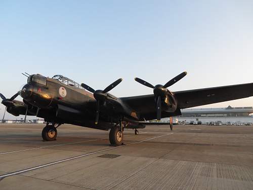 Canadian Lancaster in Jersey, Channel Islands.