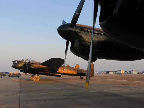 Canadian Lancaster in Jersey, Channel Islands.