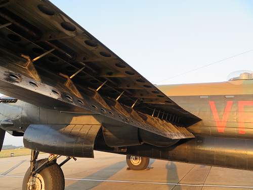 Canadian Lancaster in Jersey, Channel Islands.