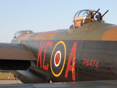 BBMF Lancaster in Jersey, Channel Islands.