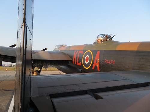 BBMF Lancaster in Jersey, Channel Islands.