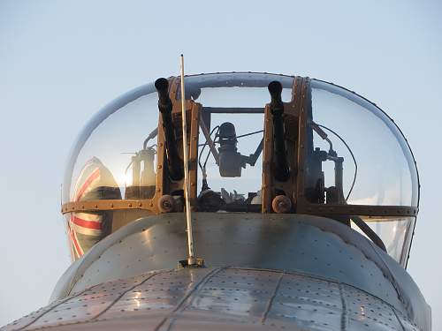 BBMF Lancaster in Jersey, Channel Islands.