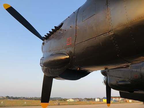 BBMF Lancaster in Jersey, Channel Islands.