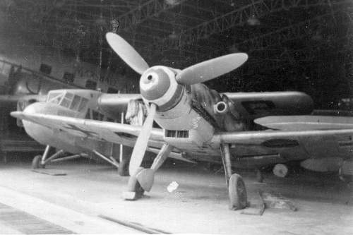 Bf 109 G-6/U4 163824 NF + FY in the Australian War Memorial.