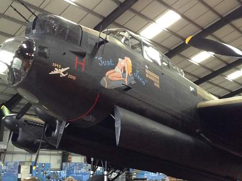 On board Avro Lancaster 'Just Jane'