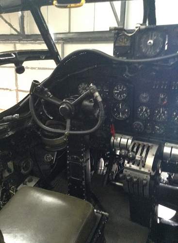 On board Avro Lancaster 'Just Jane'