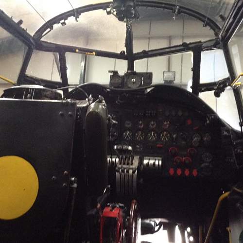 On board Avro Lancaster 'Just Jane'