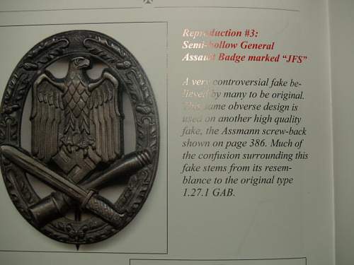 General Assault Badge in Bronze?
