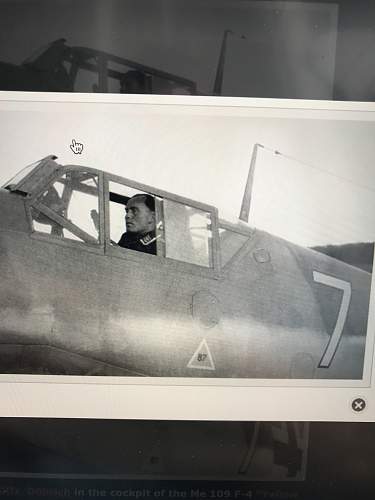 Messerschmitt BF-109 Recovered Throttle Section