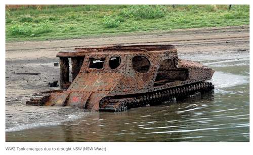 Australian Drought reveals Tank