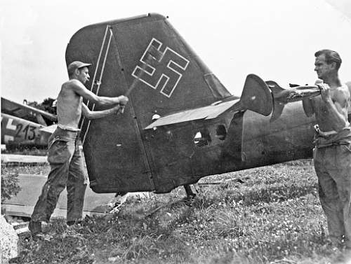 Luftwaffe Ju-87panel tail