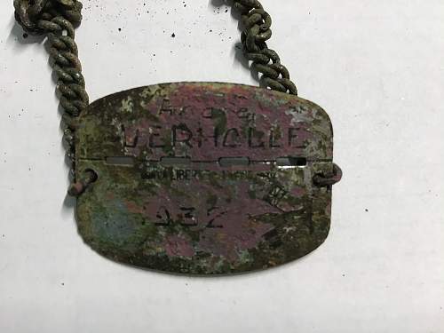 French ID tag in Germany