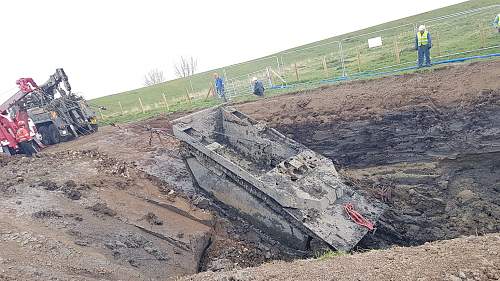 Buffalo LVT recovered from English field