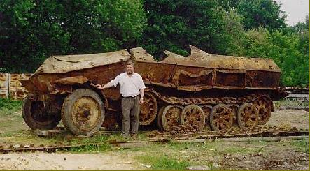 Another German half track find