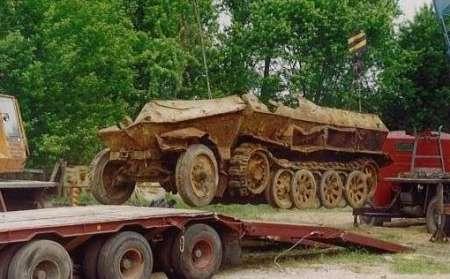 Another German half track find