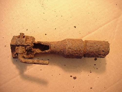 ground dug K98 GRENADE LAUNCHER TUBE