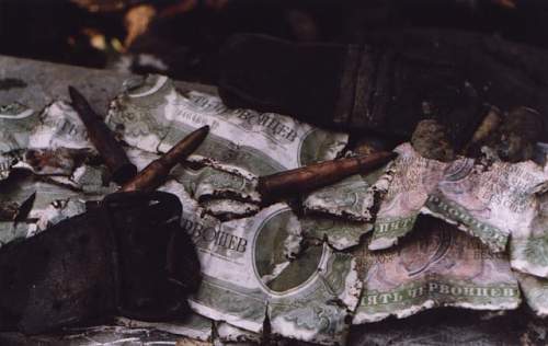 Hurricane wreck with pilot recovery. Northern Russia