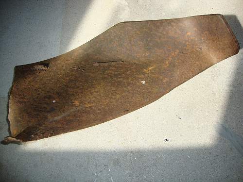 ID of a steel plate found in the Ardennes